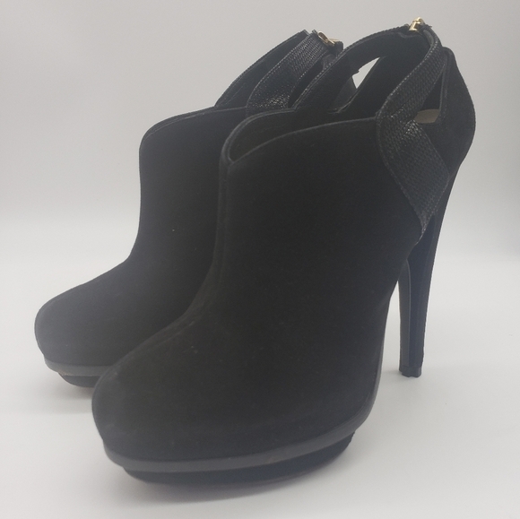 934- FENDI Women's Platform Ankle Booties Made in Italy 36 1/2 EU 6 US - Picture 4 of 10